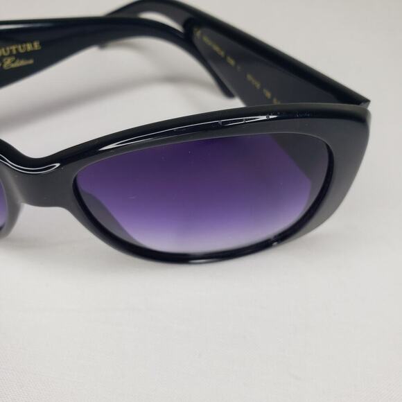 Y2K Juicy Couture Shades Rich Girls Rhinestone Black Sunglasses Limited Edition main image 12